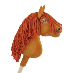 Arkliukas ant lazdos Super Hobby Horse Premium - kaštoninis arklys A4