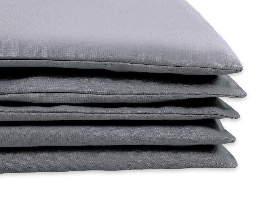 Medvilninis vaikiškas patalynės komplektas, 2 dalys, pagalvės užvalkalas 60x40 cm ir antklodės užvalkalas 120x90 cm – antracitinis - Image 5
