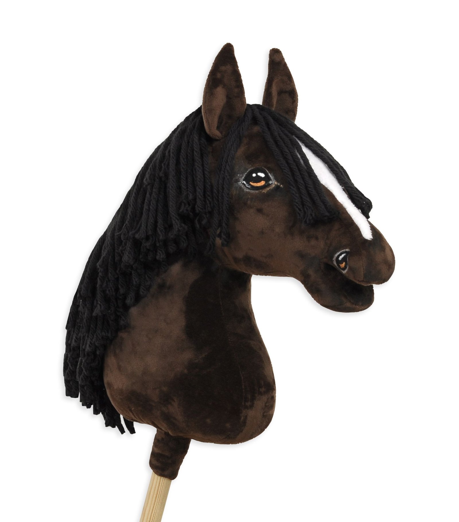 Horse on a stick Super Hobby Horse Premium - dark bay horse A3