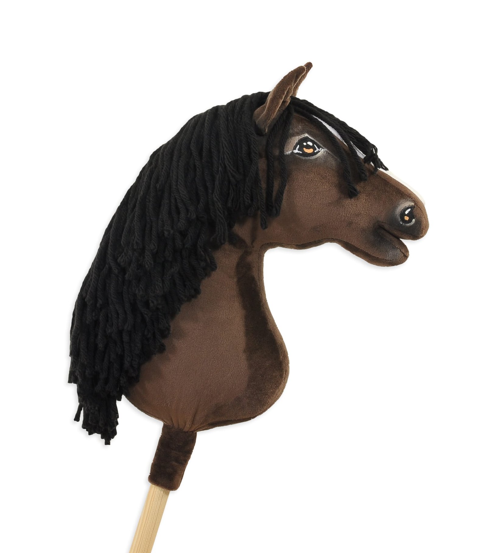 Arkliukas ant lazdos Super Hobby Horse Premium - tamsiai bėras arklys A3 - Image 7