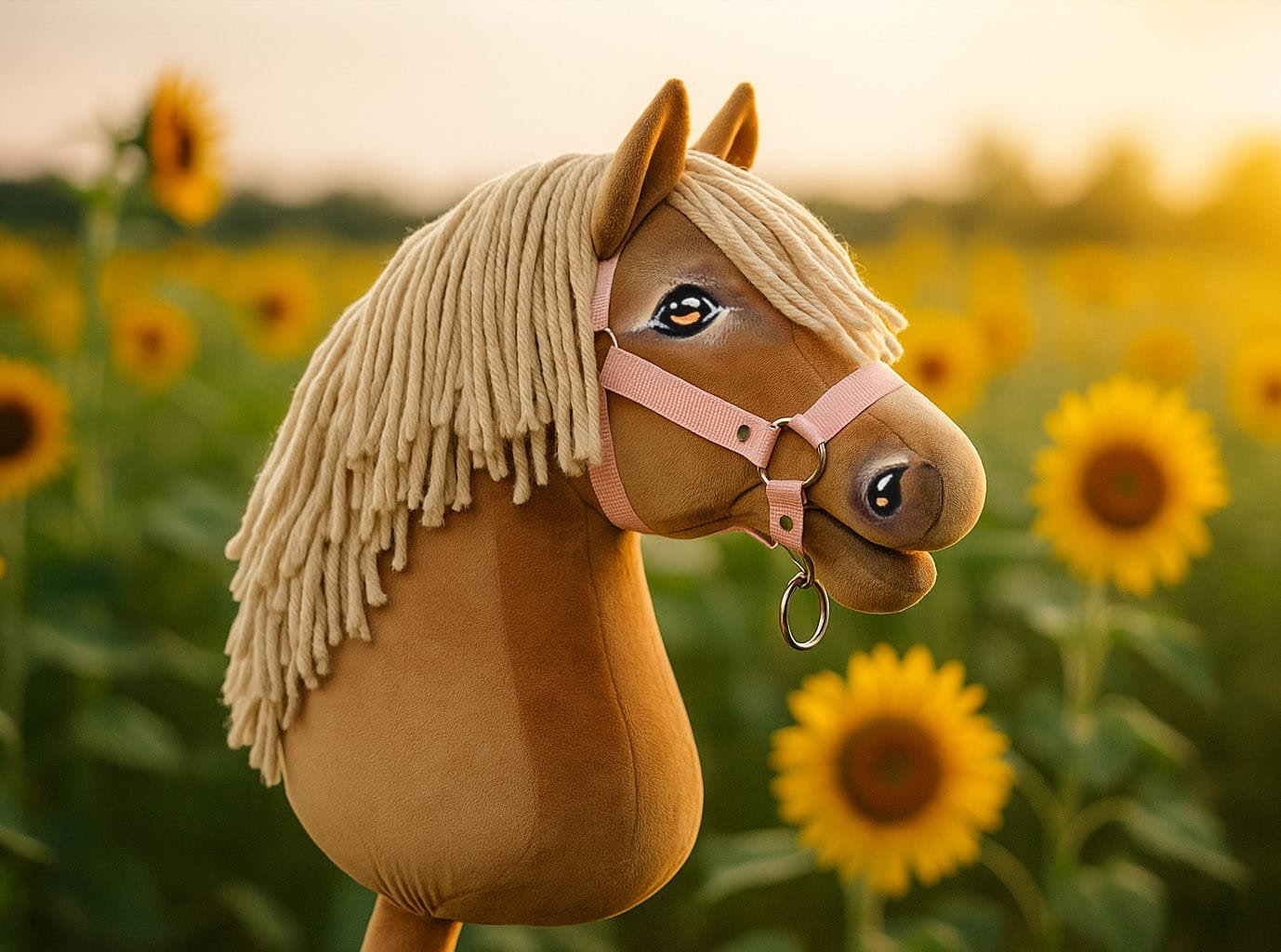 Arkliukas ant lazdos Super Hobby Horse Premium - palomino spalvos arklys A3 - Image 5