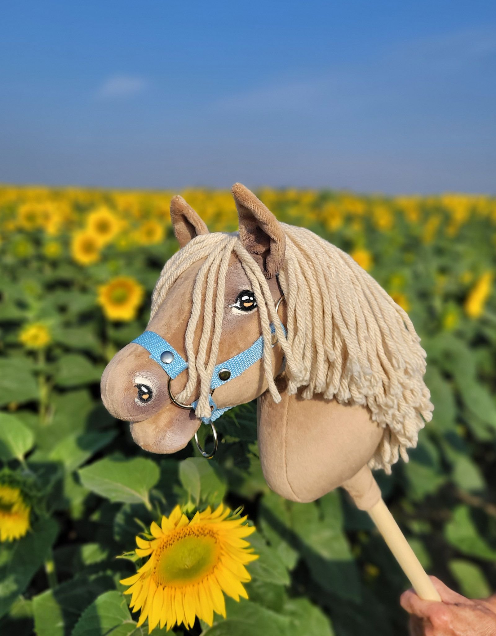 Arkliukas ant lazdos Super Hobby Horse Premium - palomino spalvos arklys A4 - Image 6