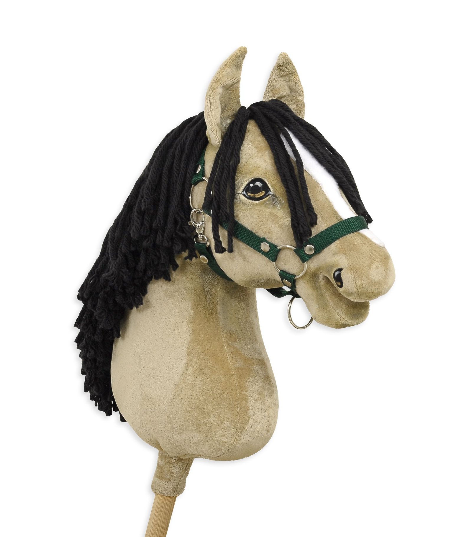Arkliukas ant lazdos Super Hobby Horse Premium - geltonai pilkas arklys A3 - Image 2