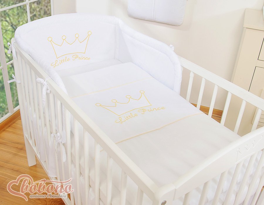 Patalynės komplektas, 3 vnt. - Mažasis Princas/Princesė, balta - Image 2