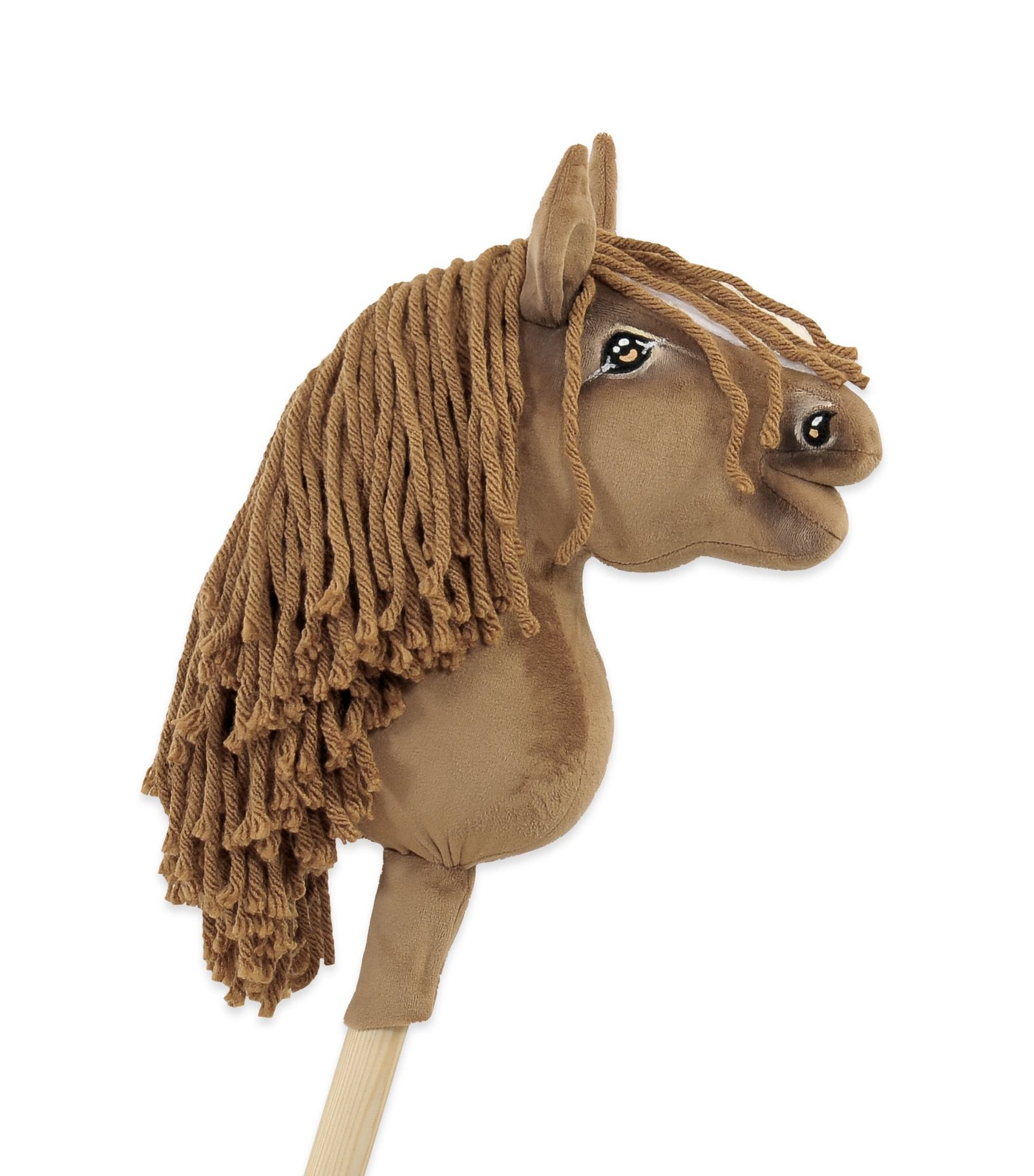 Arkliukas ant lazdos Super Hobby Horse Premium - šviesiai kaštoninis arklys A5
