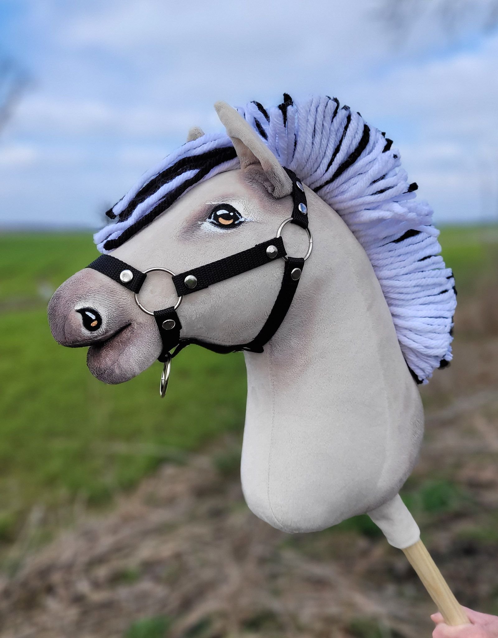 Arkliukas ant lazdos Super Hobby Horse Premium - fiordų arklys (fjordhest) A3 - Image 6