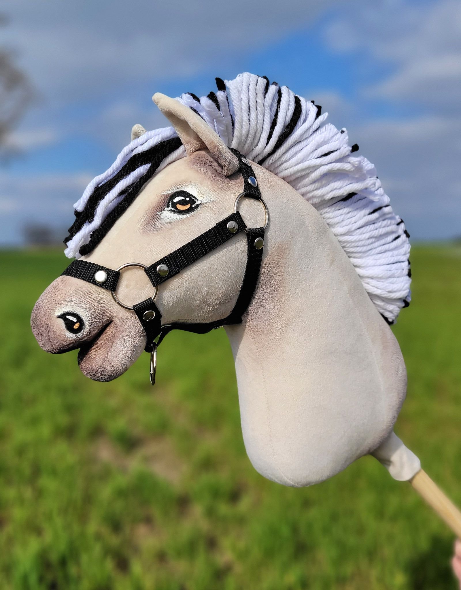 Arkliukas ant lazdos Super Hobby Horse Premium - fiordų arklys (fjordhest) A3 - Image 7