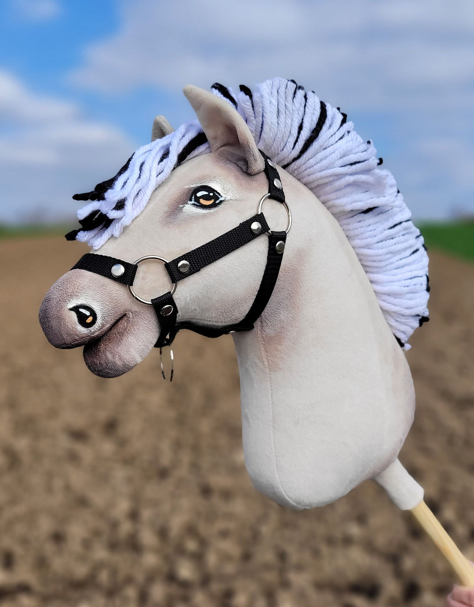 Arkliukas ant lazdos Super Hobby Horse Premium - fiordų arklys (fjordhest) A3 - Image 8