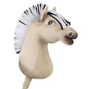 Arkliukas ant lazdos Super Hobby Horse Premium - fiordų arklys (fjordhest) A3