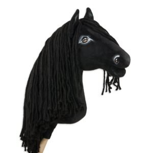 Arkliukas ant lazdos Super Hobby Horse Premium - fryzų arklys (Frieze) A3