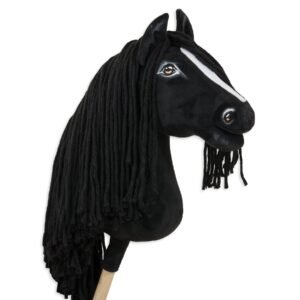 Arkliukas ant lazdos Super Hobby Horse Premium - fryzų arklys (Frieze) II A3