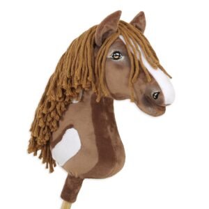 Arkliukas ant lazdos Super Hobby Horse Premium - western II bėras arklys A3