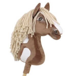 Arkliukas ant lazdos Super Hobby Horse Premium - western III bėras arklys A3