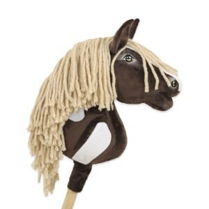 Arkliukas ant lazdos Super Hobby Horse Premium - western IV tamsiai bėras arklys A4