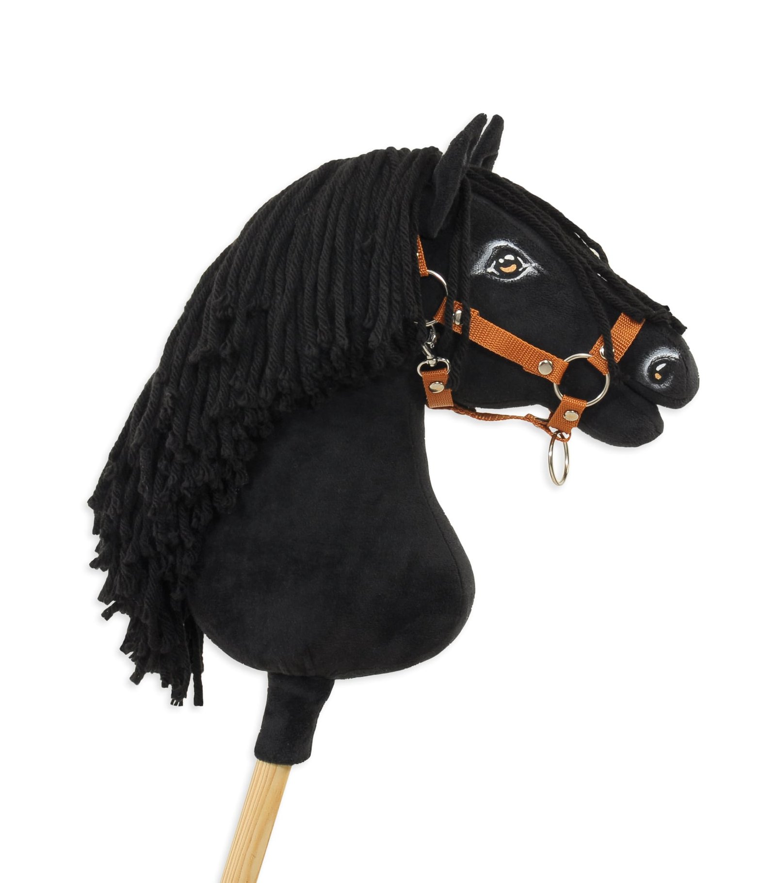 Arkliukas ant lazdos Super Hobby Horse Premium - juodas arklys A3 - Image 2