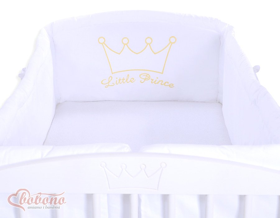 Universalus XXL apsauginis bortelis – „Mažasis princas / Princesė“ baltos spalvos - Image 3