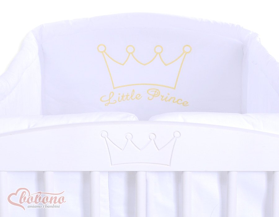 Universalus XXL apsauginis bortelis – „Mažasis princas / Princesė“ baltos spalvos - Image 4
