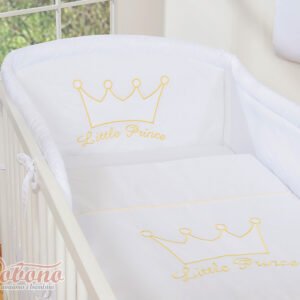 Patalynės komplektas, 2 dalių - Mažasis Princas/Princesė, balta