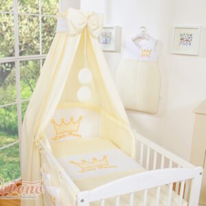 Baldakimas iš audinio – „Little Prince/Princess“ kreminis