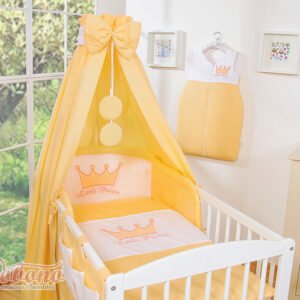 Baldakimas iš audinio – „Little Prince/Princess“ persikinis