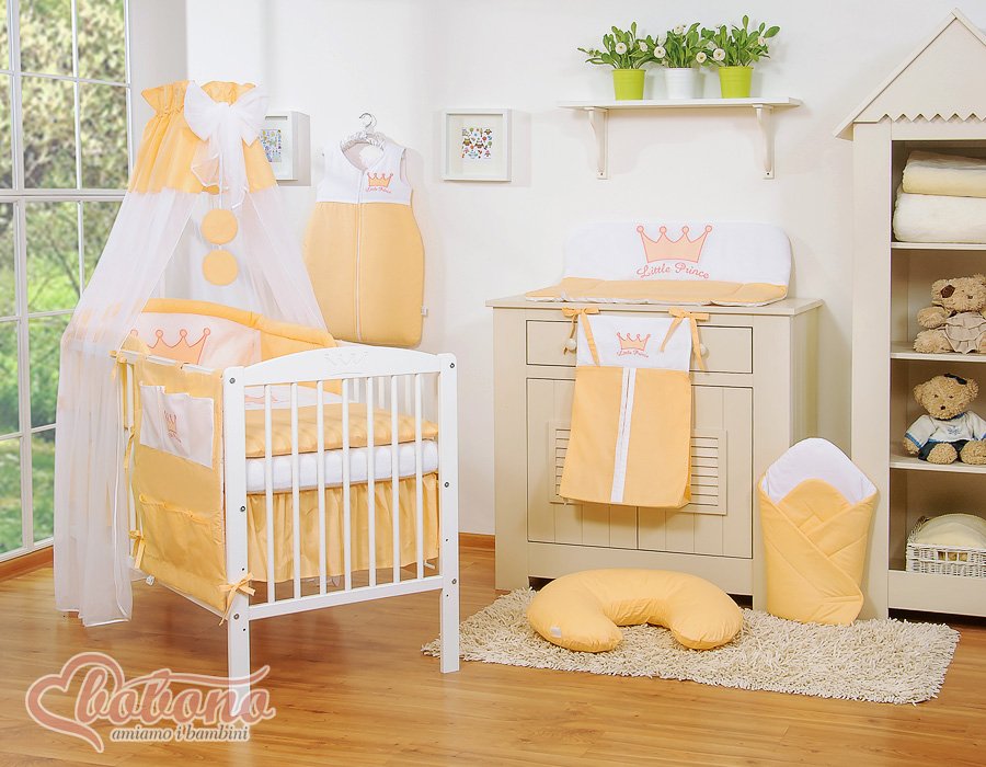 Baldakimas iš šifono – „Little Prince/Princess“ persikinis - Image 3