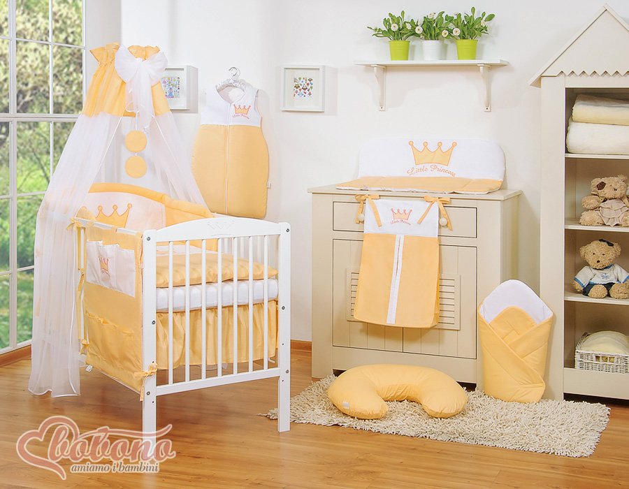 Baldakimas iš šifono – „Little Prince/Princess“ persikinis - Image 4
