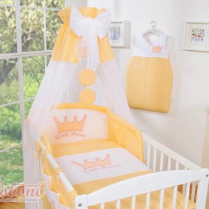 Baldakimas iš šifono – „Little Prince/Princess“ persikinis