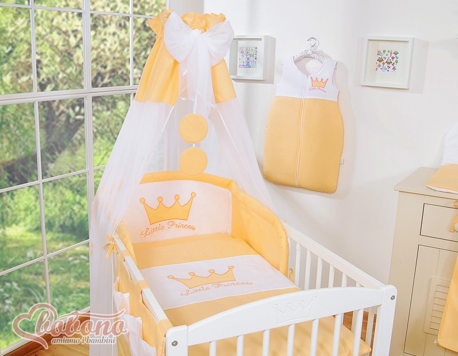 Baldakimas iš šifono – „Little Prince/Princess“ persikinis - Image 6