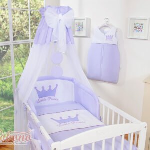 Baldakimas iš šifono – „Little Prince/Princess“ alyvinis