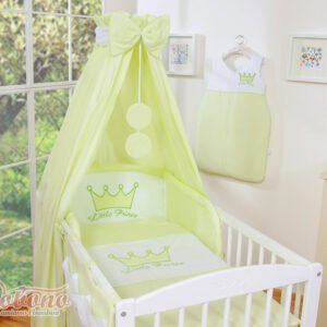Baldakimas iš audinio – „Little Prince/Princess“ žalias