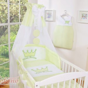 Baldakimas iš šifono – „Little Prince/Princess“ žalias