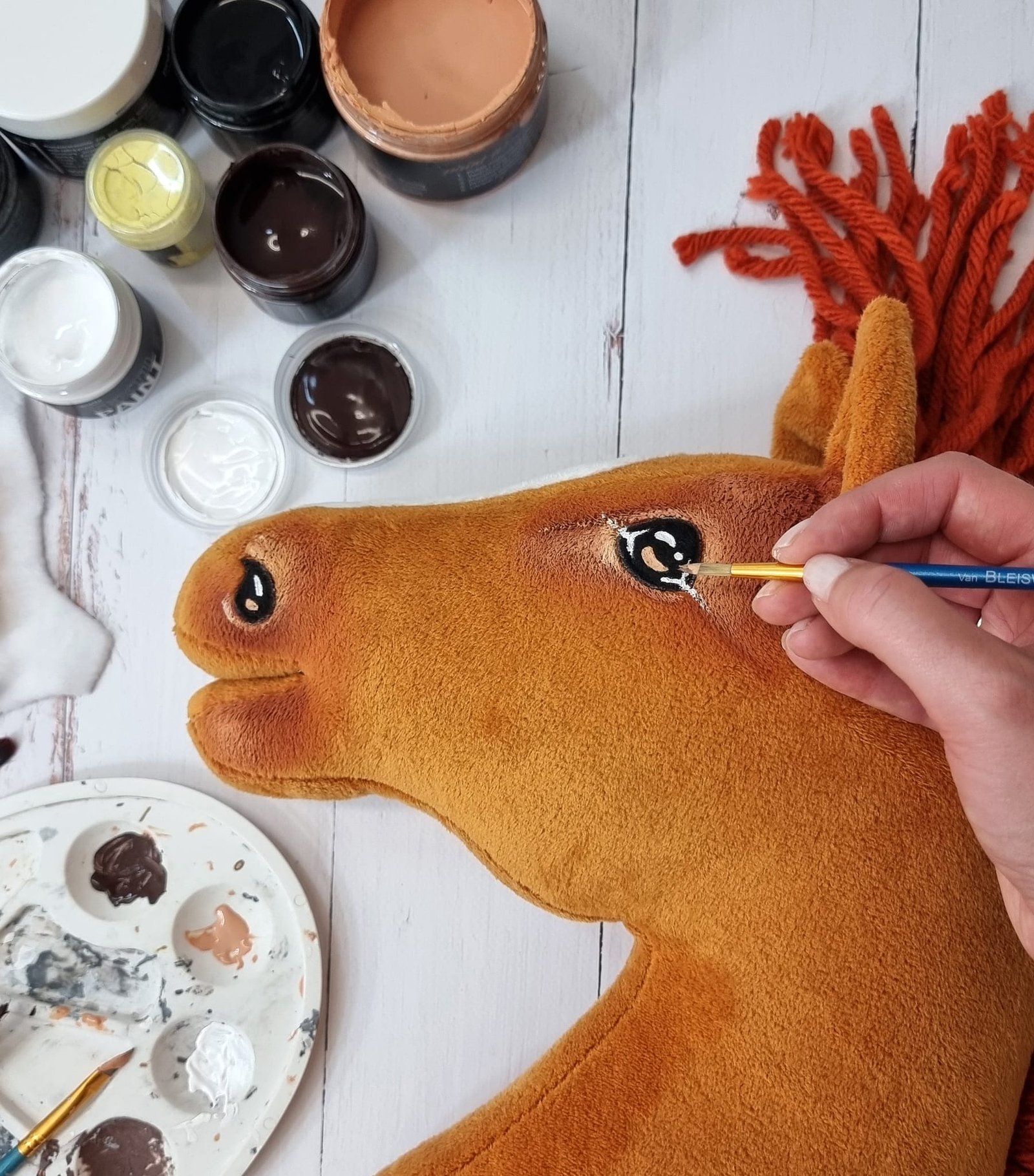 Arkliukas ant lazdos Super Hobby Horse Premium - kaštoninis arklys A3 - Image 10