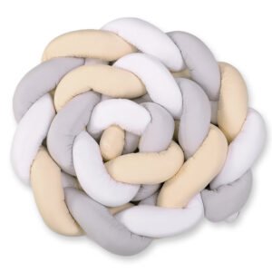 Knot bumper XXL- white-gray-beige