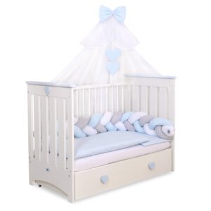 Mosquito-net made of chiffon- blue