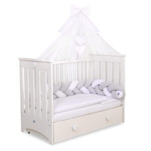 Mosquito-net made of chiffon- white