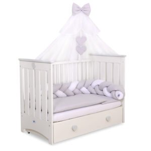 Mosquito-net made of chiffon- white