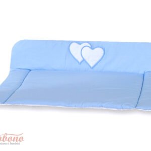 Minkštas pervystymo kilimėlis – Hanging Hearts mėlyna