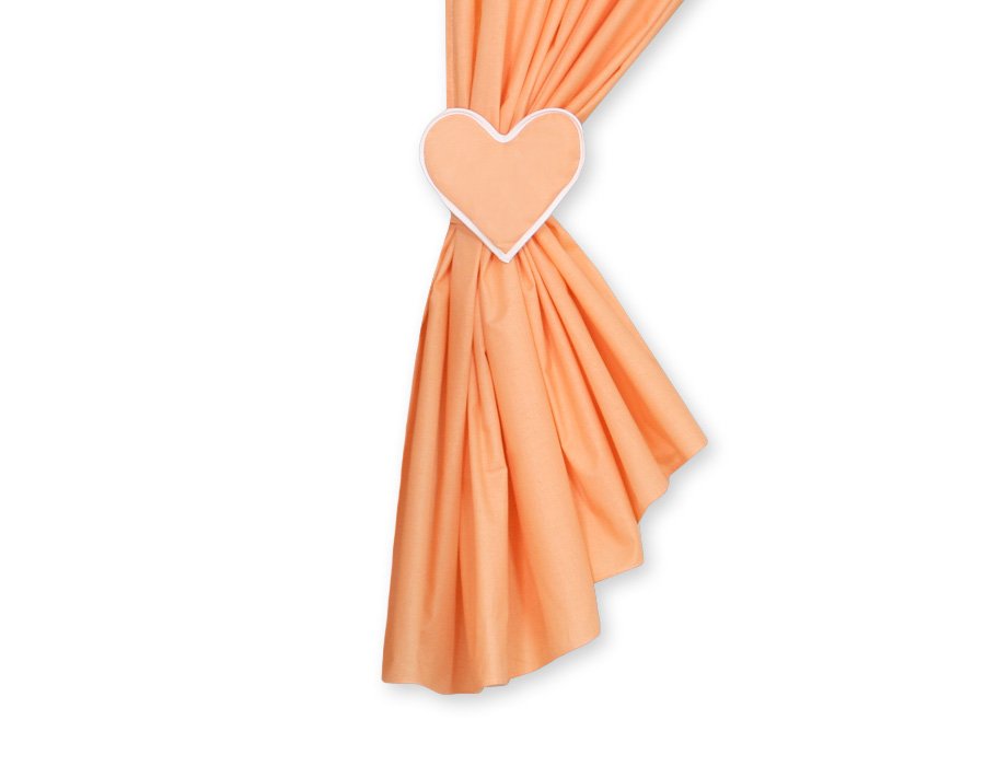 Užuolaidos vaiko kambariui - Kabančios širdelės, oranžinė - Image 2