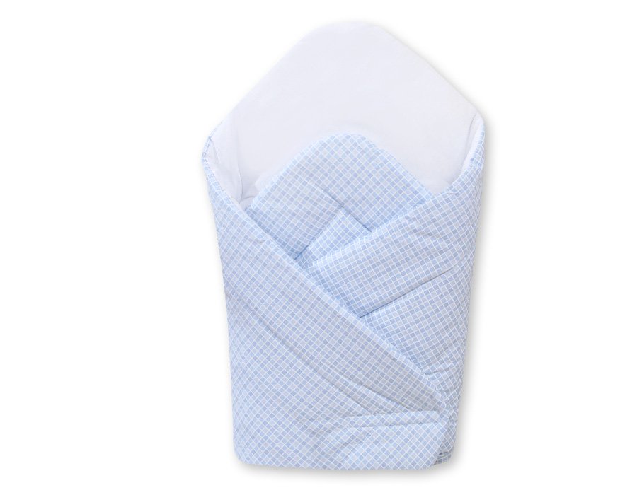 Baby nest with stiffenig - Basic blue checkered