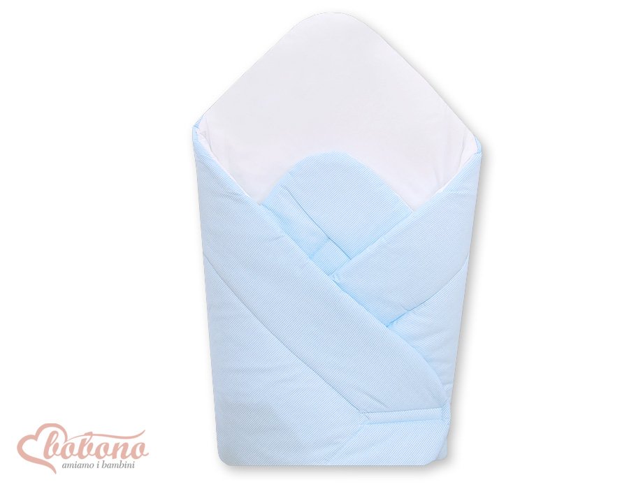 Kūdikio lizdas su sustandinimu - Kabančios širdelės, mėlyni dryžiai - Image 4