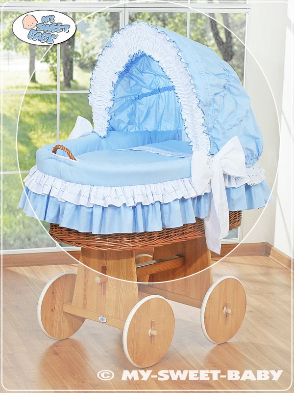 Cover set 4 pcs for Moses Basket/Wicker crib no. 58962-109 or 78962-109