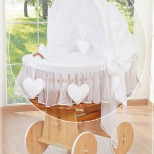 Cover set 4 pcs for Moses Basket/Wicker crib no. 58962-123 or 78962-123
