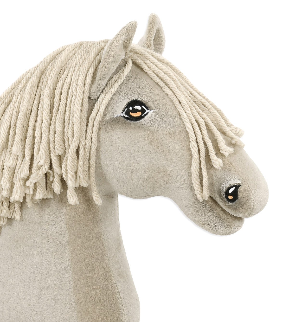 Arkliukas ant lazdos Super Hobby Horse Premium - kremo spalvos arklys A3 - Image 5