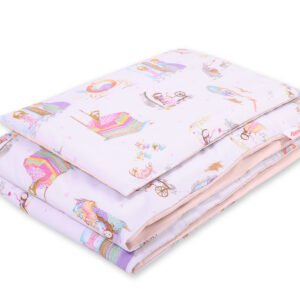 Baby cotton bedding set 2-pcs 140x200 Junior - fairy-tale princesses