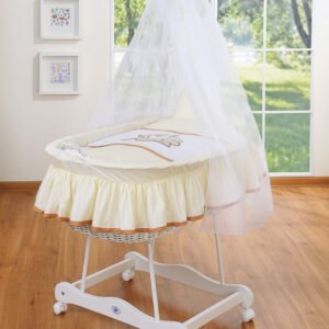 Cover set 4 pcs for Moses Basket/Wicker crib no. 99690e-804 i 79690e-804