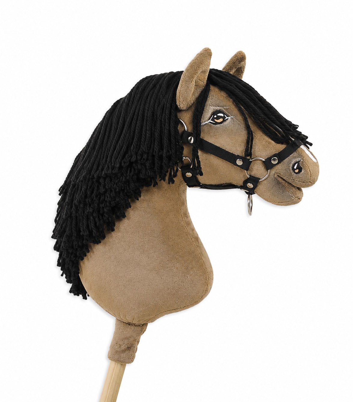 Arkliukas ant lazdos Super Hobby Horse Premium - izabelinės spalvos arklys A3 - Image 6