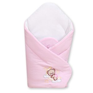 Babynest with stiffening- Good night pink