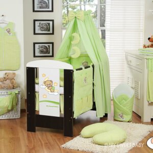 Canopy made of  fabric- Good Night green