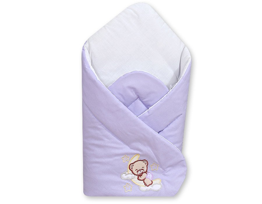 Babynest with stiffening- Good night lilac