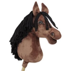 Horse on a stick Super Hobby Horse Premium - bay horse A3